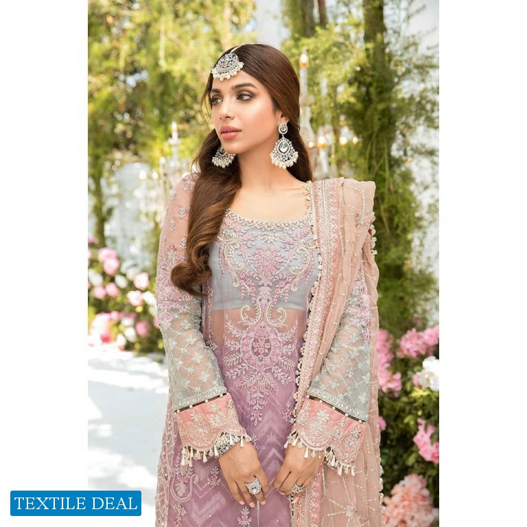 Maria B Embroidered 2021 Wholesale Original Pakistani Dress