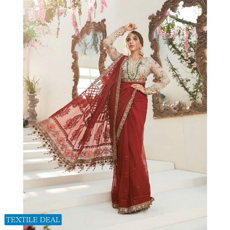 Maria B Embroidered 2021 Wholesale Original Pakistani Dress