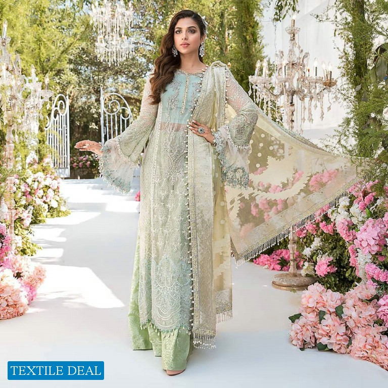 Maria B Embroidered 2021 Wholesale Original Pakistani Dress