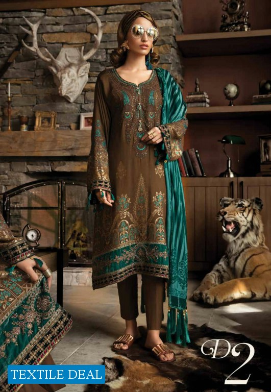 Maria B Linen Luxe Winter Collection Wholesale original branded salwar Suits