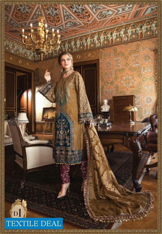 Maria B Mbroidered Chiffon Wholesale Designer Pakistani Salwar Kameez