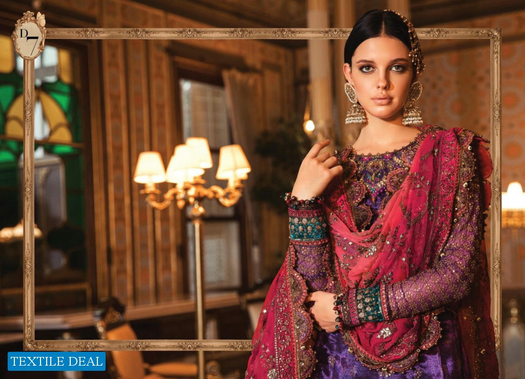 Maria B Mbroidered Chiffon Wholesale Designer Pakistani Salwar Kameez
