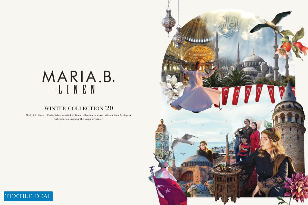 Maria.B Lien Winter Collection 20 Wholesale Pakistani Dress