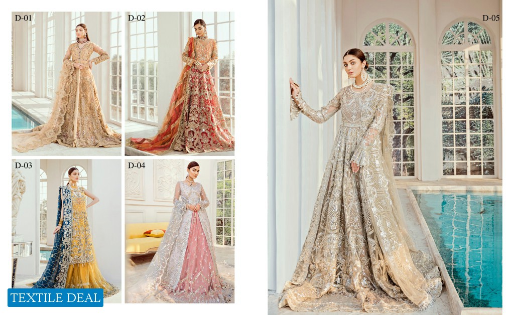 Mariyam N Maria Brides Wholesale Bridal pakistani Salwar Suits