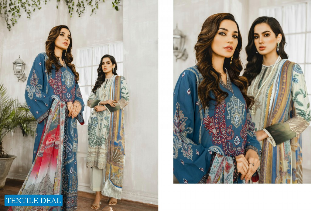 Maryum N Maria Luxury Lawn Wholesale Rate Branded Pakistani Suits
