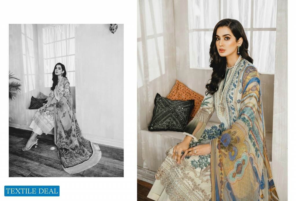 Maryum N Maria Luxury Lawn Wholesale Rate Branded Pakistani Suits