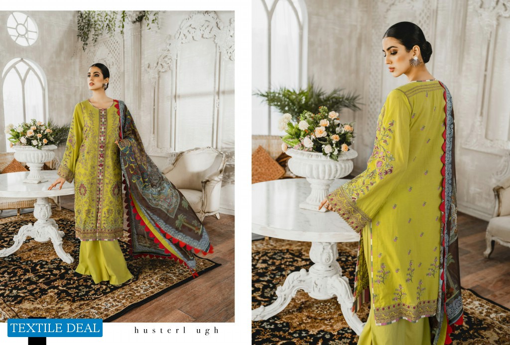 Maryum N Maria Luxury Lawn Wholesale Rate Branded Pakistani Suits