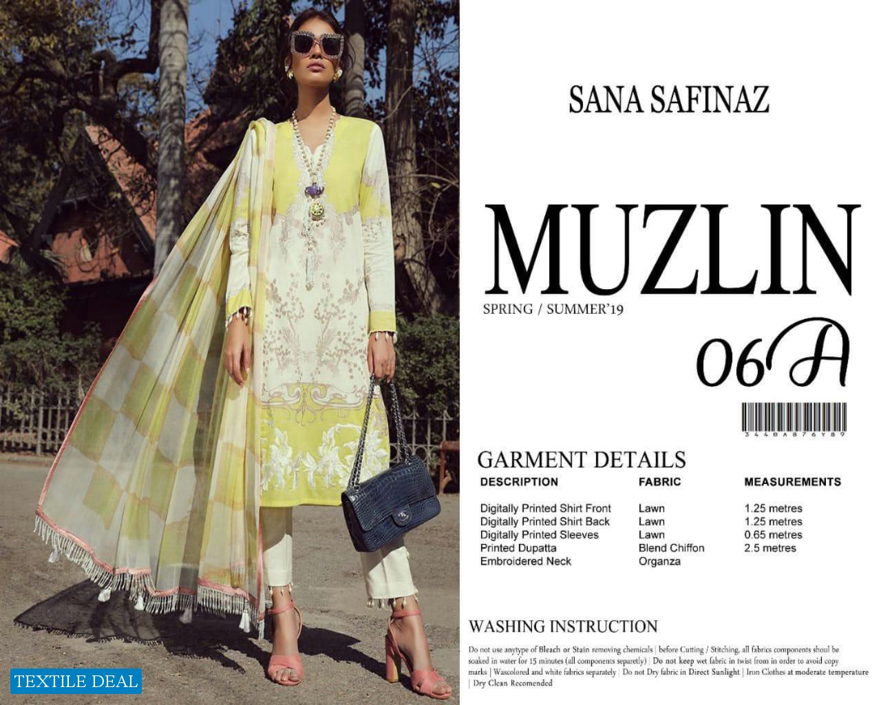 Master Replica Sana Safinaz Muzlin lawn Pakistani Collection