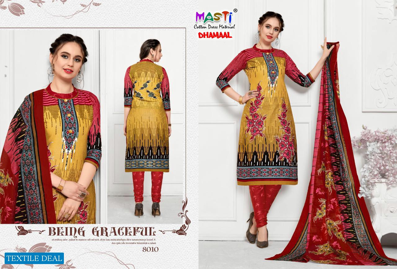Masti Dhamal Vol-8 Wholesale Cotton Printed Dress material