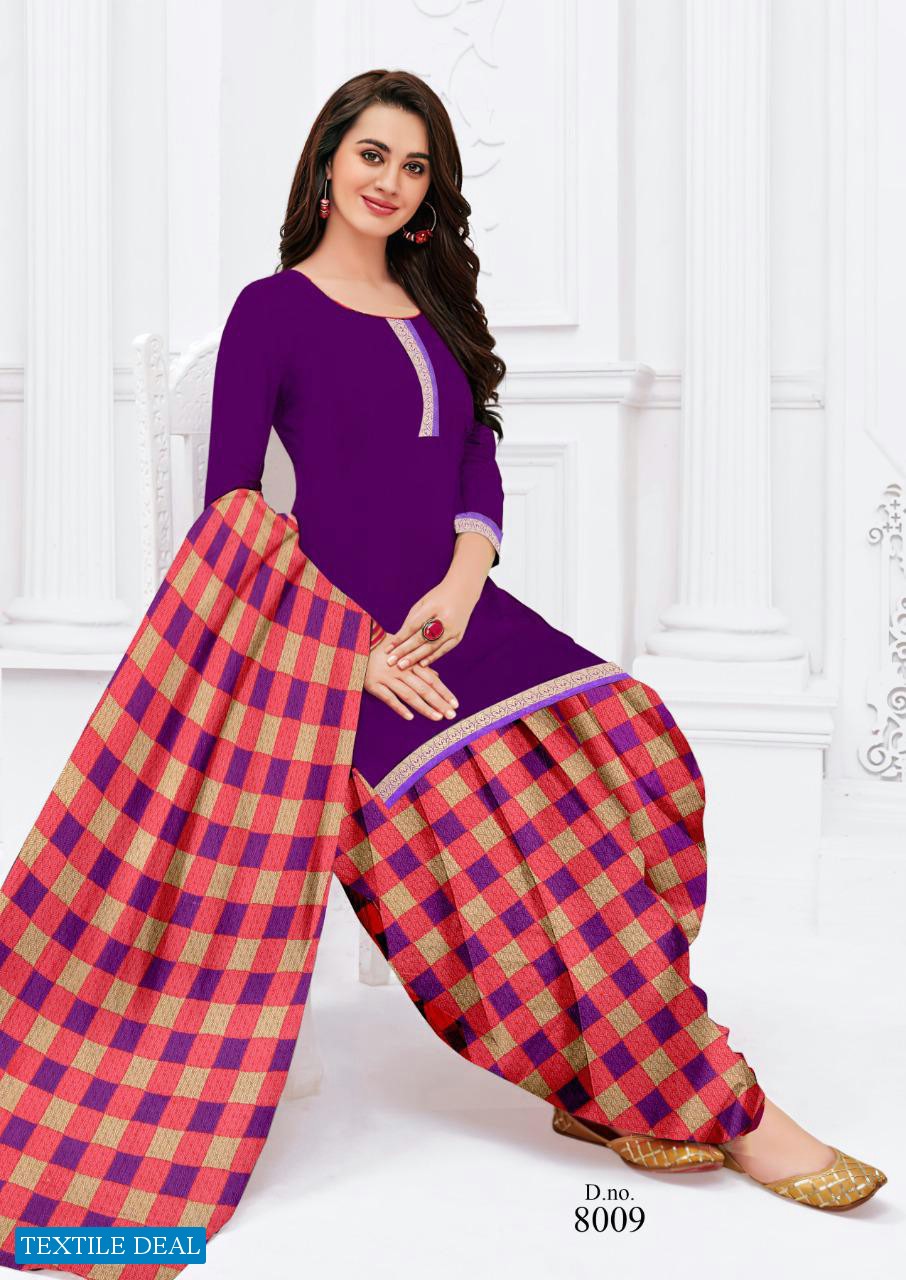 Masti Rangoli Patiyala Vol-8 Wholesale Pure Cotton Dress Material