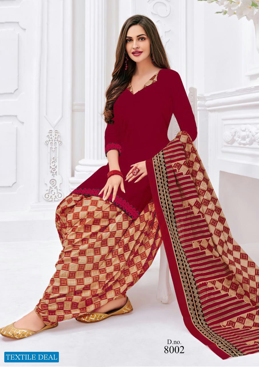 Masti Rangoli Patiyala Vol-8 Wholesale Pure Cotton Dress Material