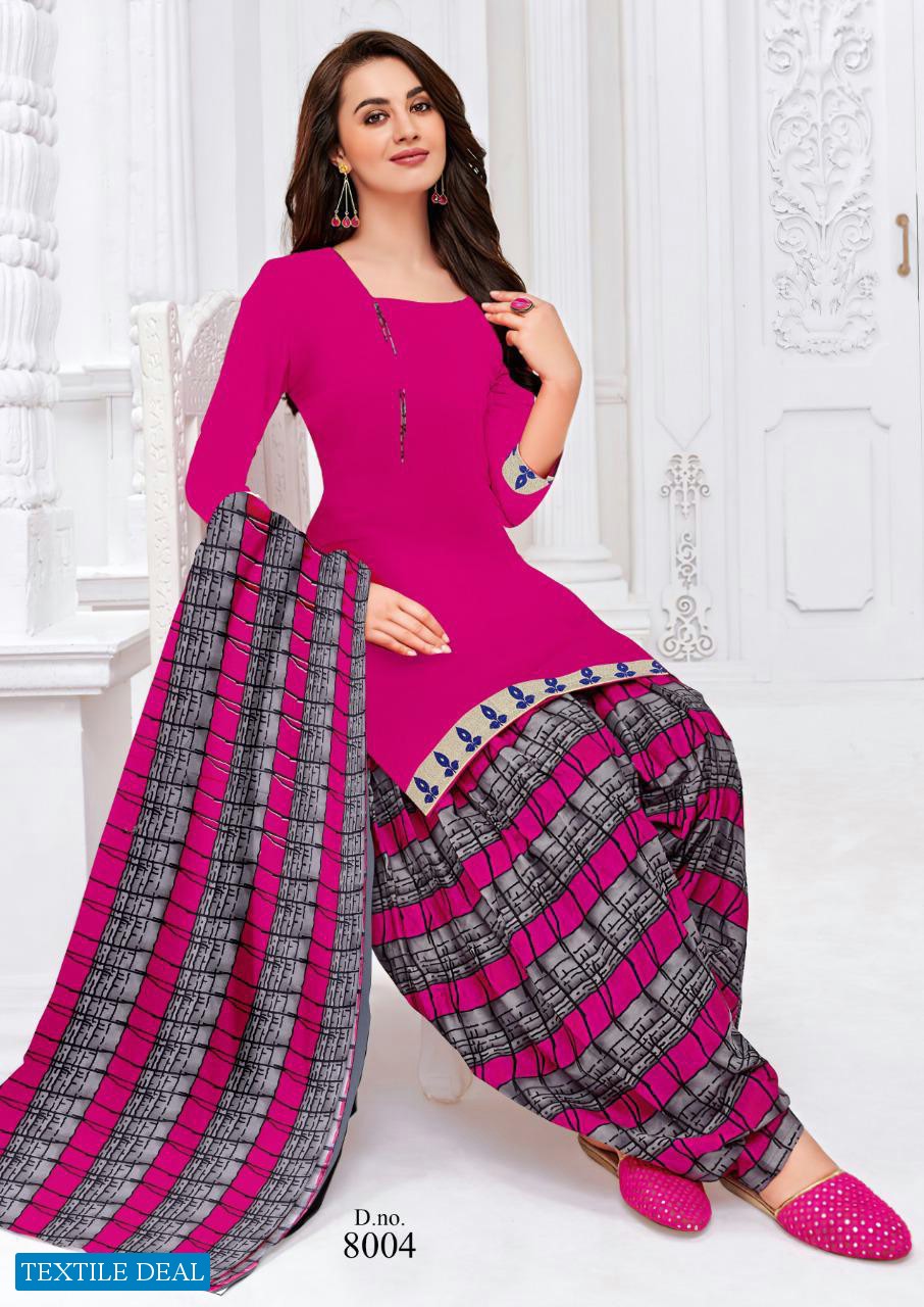 Masti Rangoli Patiyala Vol-8 Wholesale Pure Cotton Dress Material