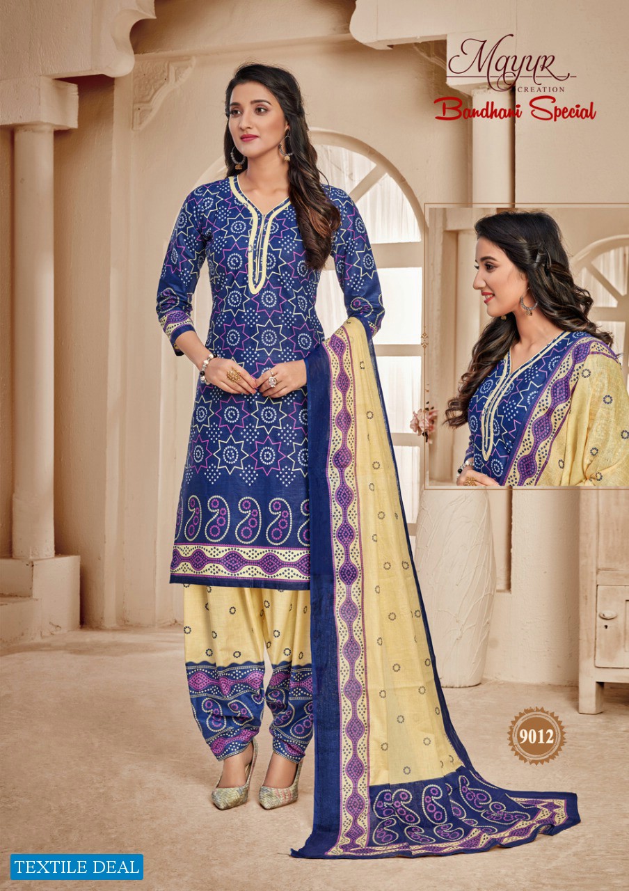 Mayur Bandhani Special Vol-9 Wholesaler Printed Dress Material