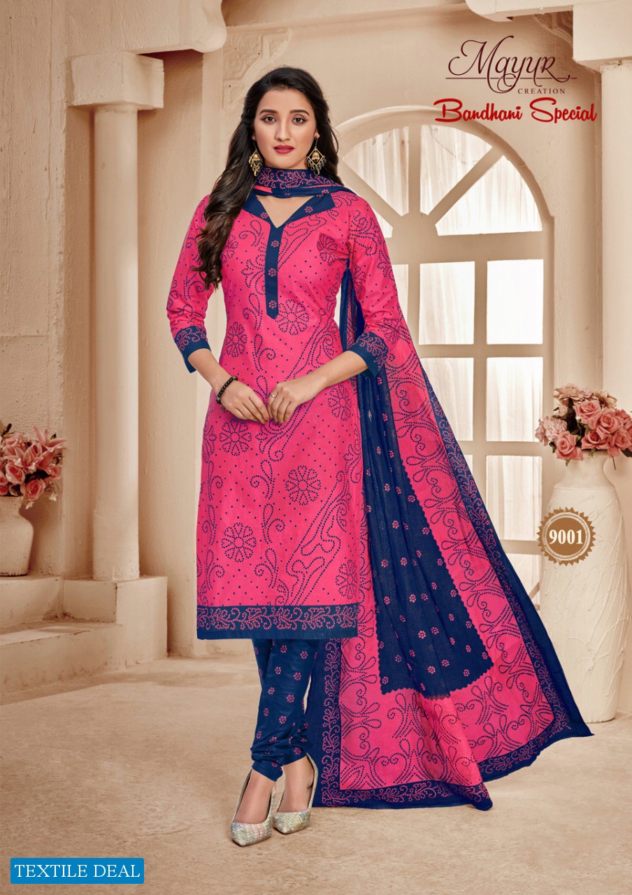 Mayur Bandhani Special Vol-9 Wholesaler Printed Dress Material