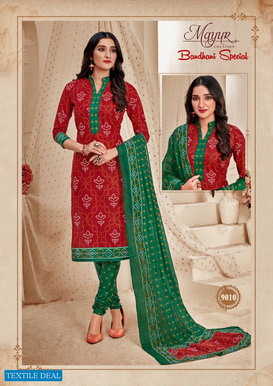 Mayur Bandhani Special Vol-9 Wholesaler Printed Dress Material