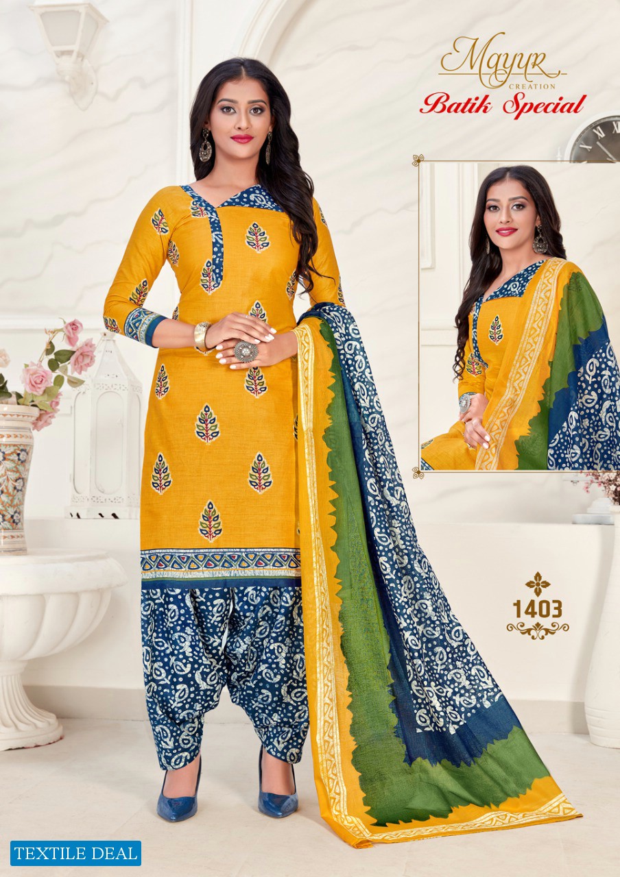 Mayur Batik Special Vol-14 Wholesale Cotton Printed Dress Material