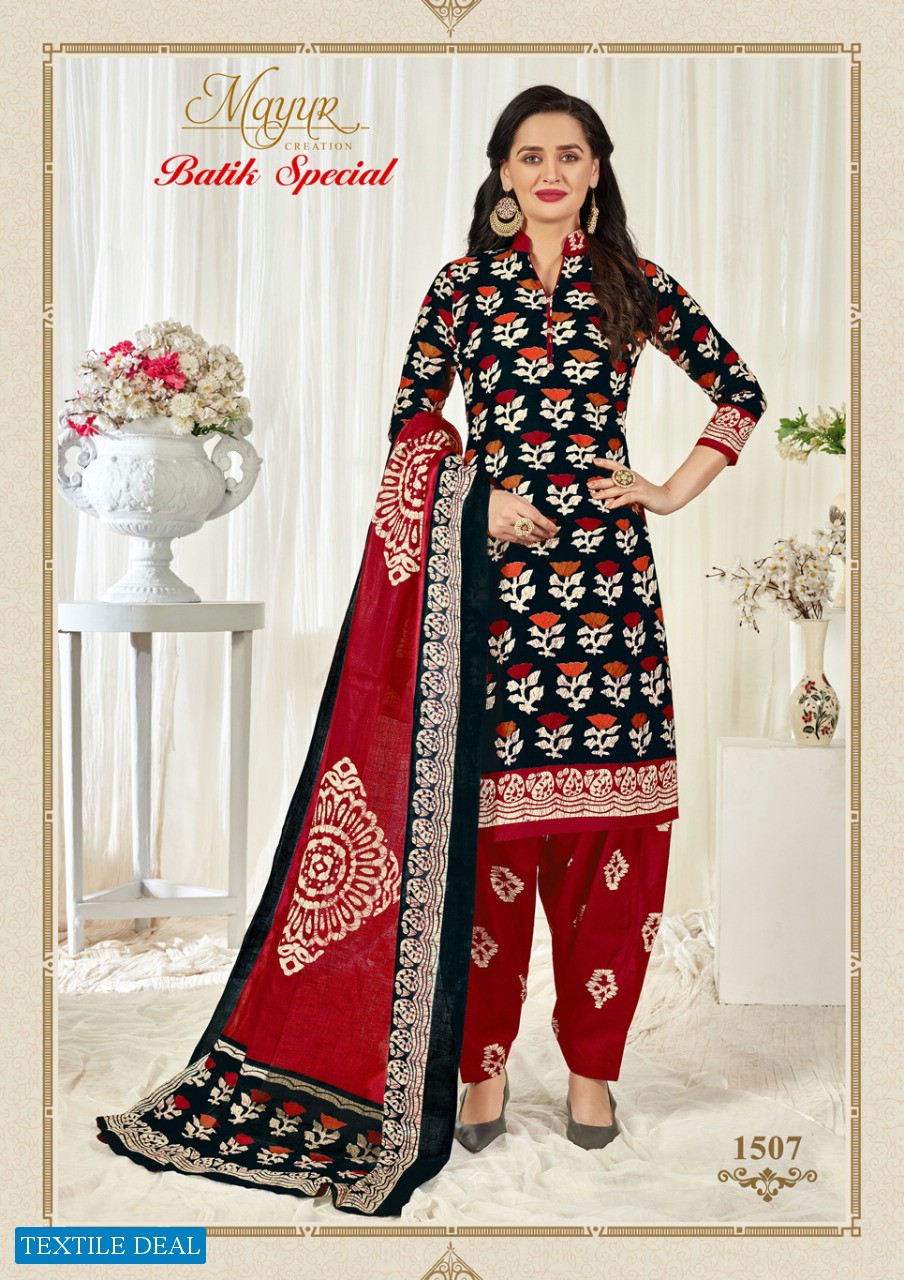 Mayur Batik Special Vol-15 Wholesale Cotton Printed Dress Material