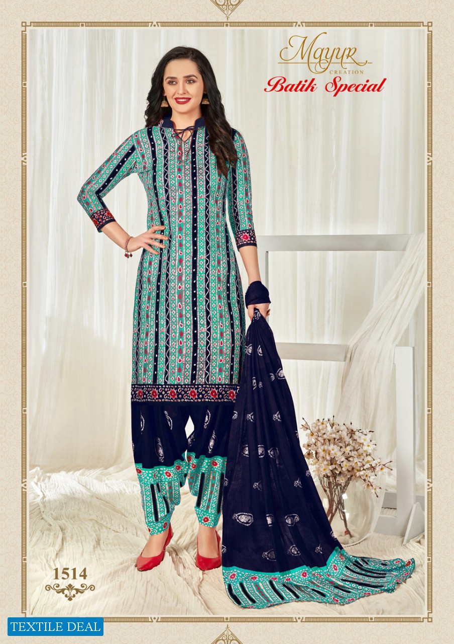 Mayur Batik Special Vol-15 Wholesale Cotton Printed Dress Material