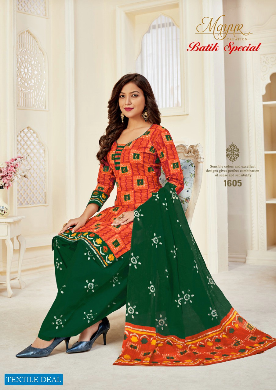 Mayur Batik Special Vol-16 Wholesale Cotton Printed Dress Material