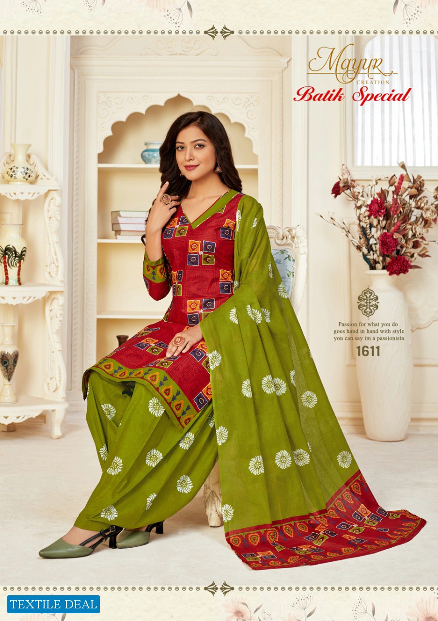 Mayur Batik Special Vol-16 Wholesale Cotton Printed Dress Material