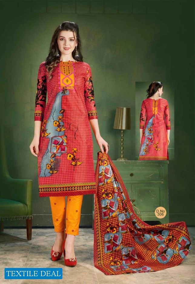 Meenaxi Bombay Cotton Vol-3 Wholesale Shopping Dress Material