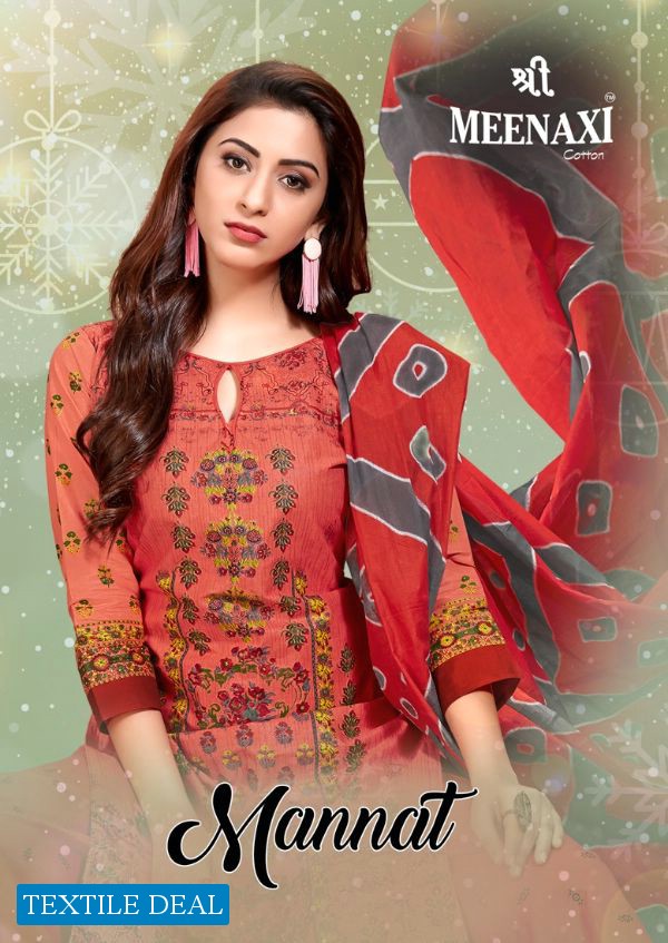 Meenaxi Mannat Wholesale Printed Shopping Dress Material
