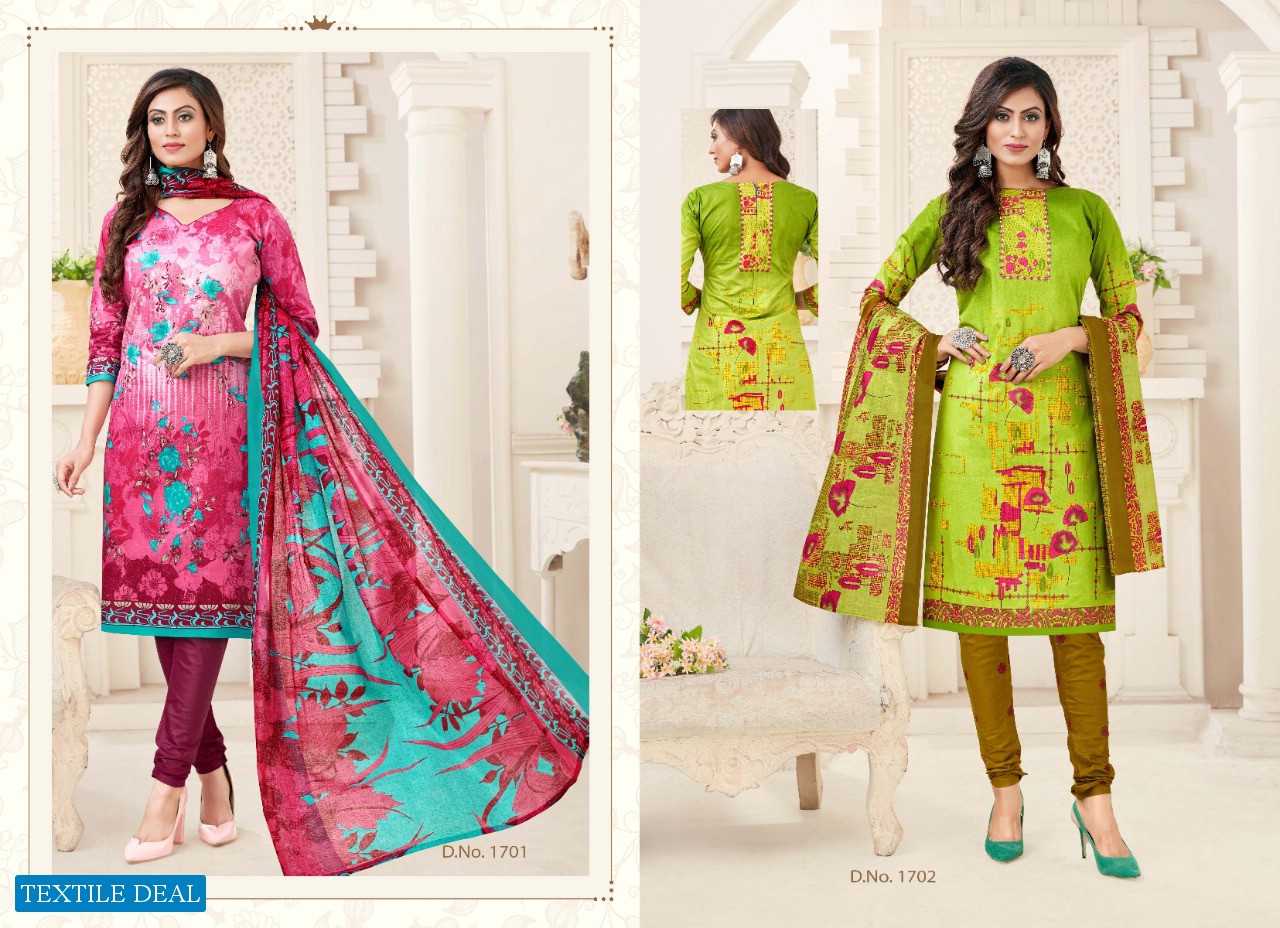 Meenaxi Premwathi Vol-17 Wholesale Formal Dress Material