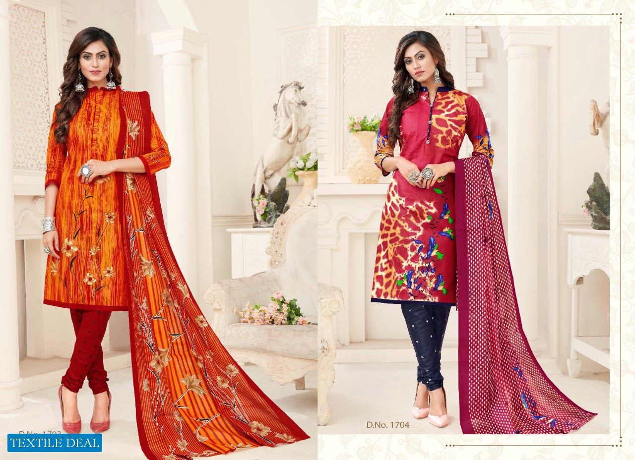 Meenaxi Premwathi Vol-17 Wholesale Formal Dress Material