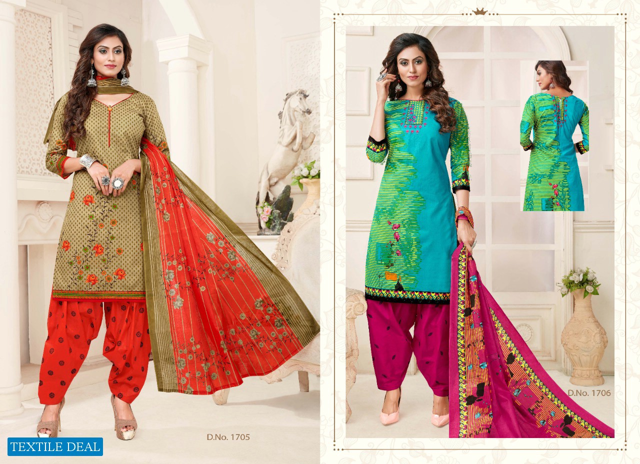 Meenaxi Premwathi Vol-17 Wholesale Formal Dress Material