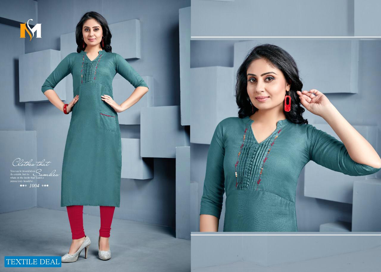 Meerali Swara Wholesale Reyon Kurtis