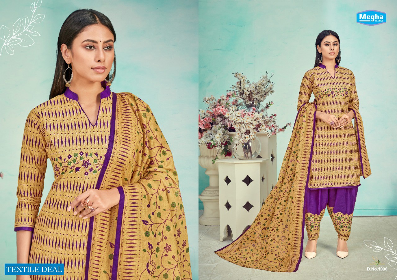 Megha Panghat Vol-1 Wholesale Printed Dress Material