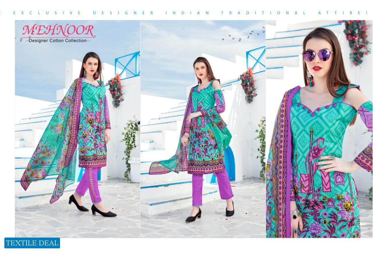 Mehnoor Karachi Cotton Online Shopping Dress Material