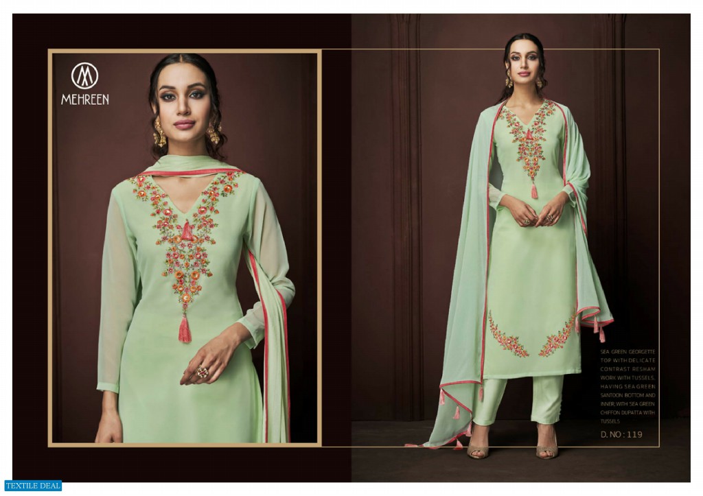 Mehreen Charm Wholesale Straight Salwar Suits