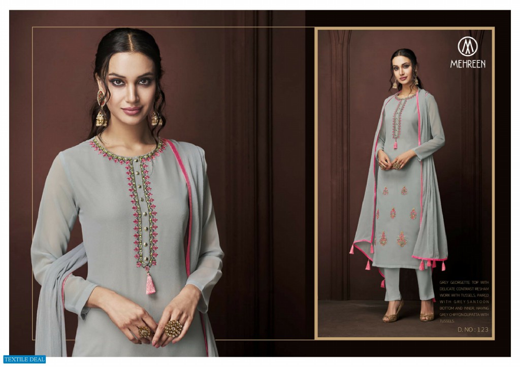 Mehreen Charm Wholesale Straight Salwar Suits