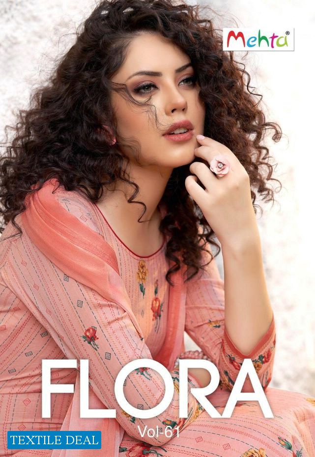 Mehta Flora vol-61 Wholesaler Printed Dress Material
