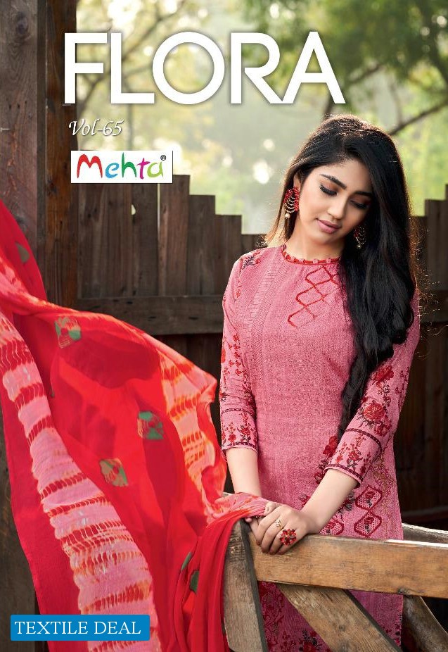 Mehta Flora vol-65 Wholesaler Printed Dress Material