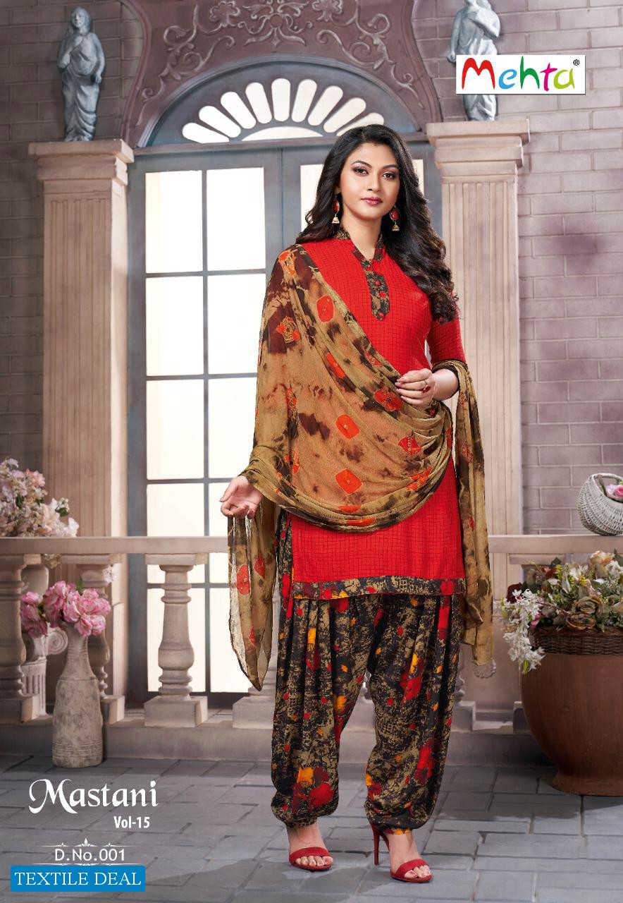 Mehta Mastani Vol-15 Wholesale Shopping Dress Material