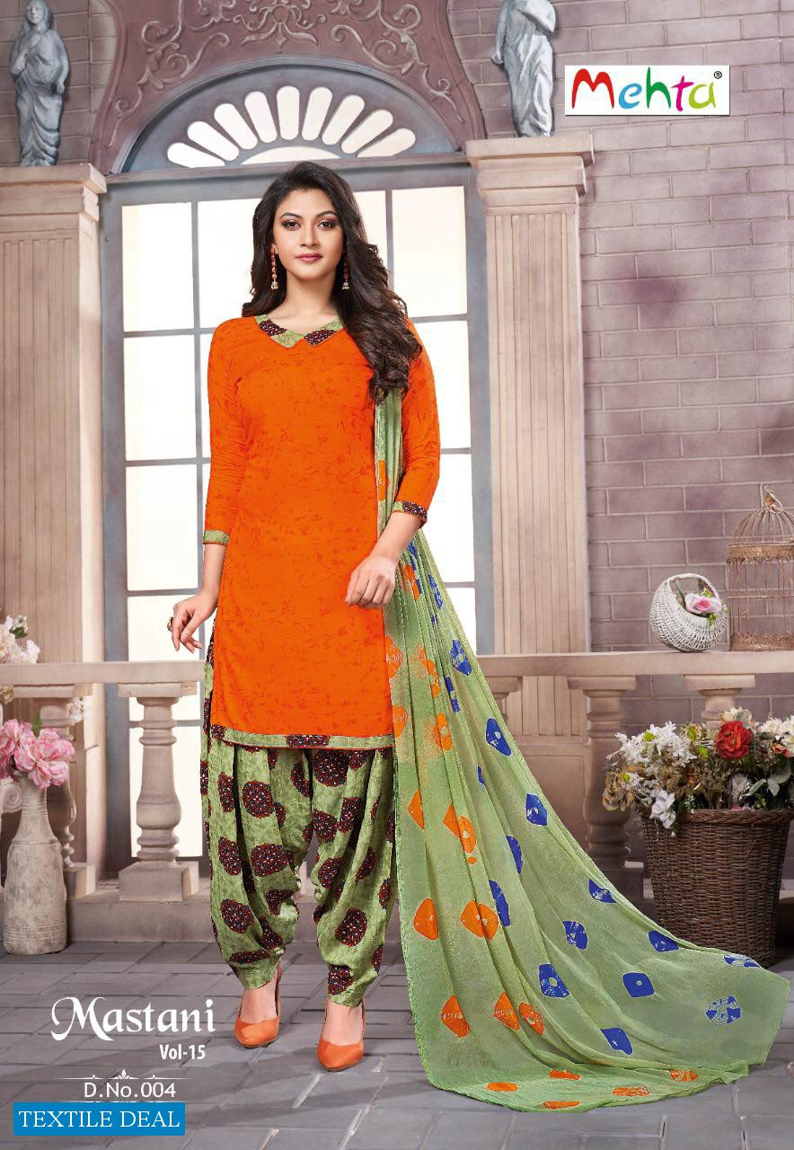 Mehta Mastani Vol-15 Wholesale Shopping Dress Material
