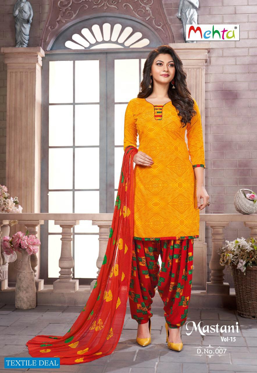 Mehta Mastani Vol-15 Wholesale Shopping Dress Material
