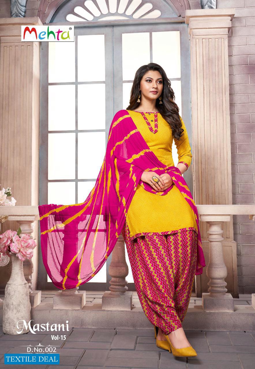 Mehta Mastani Vol-15 Wholesale Shopping Dress Material