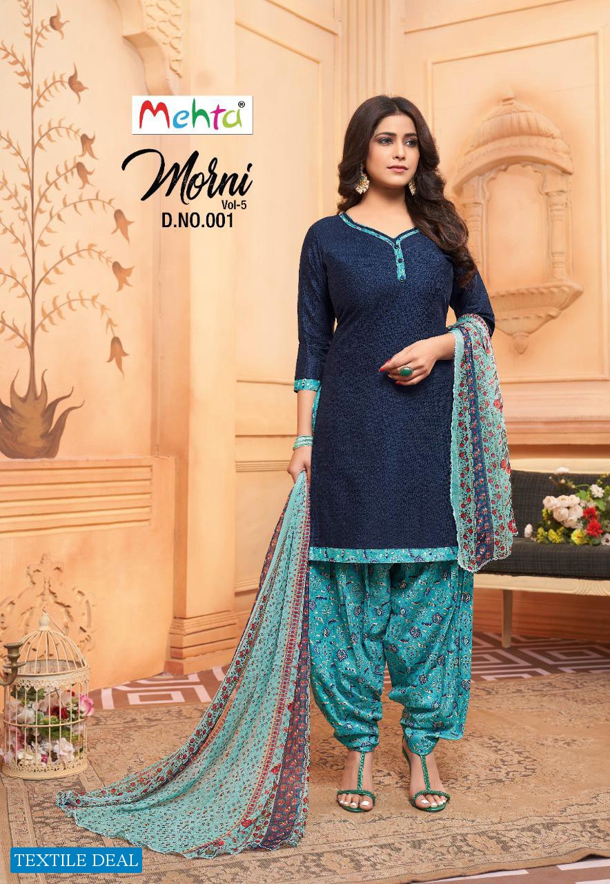 Mehta Morni Patiyala Vol-5 Wholesale Dress Material