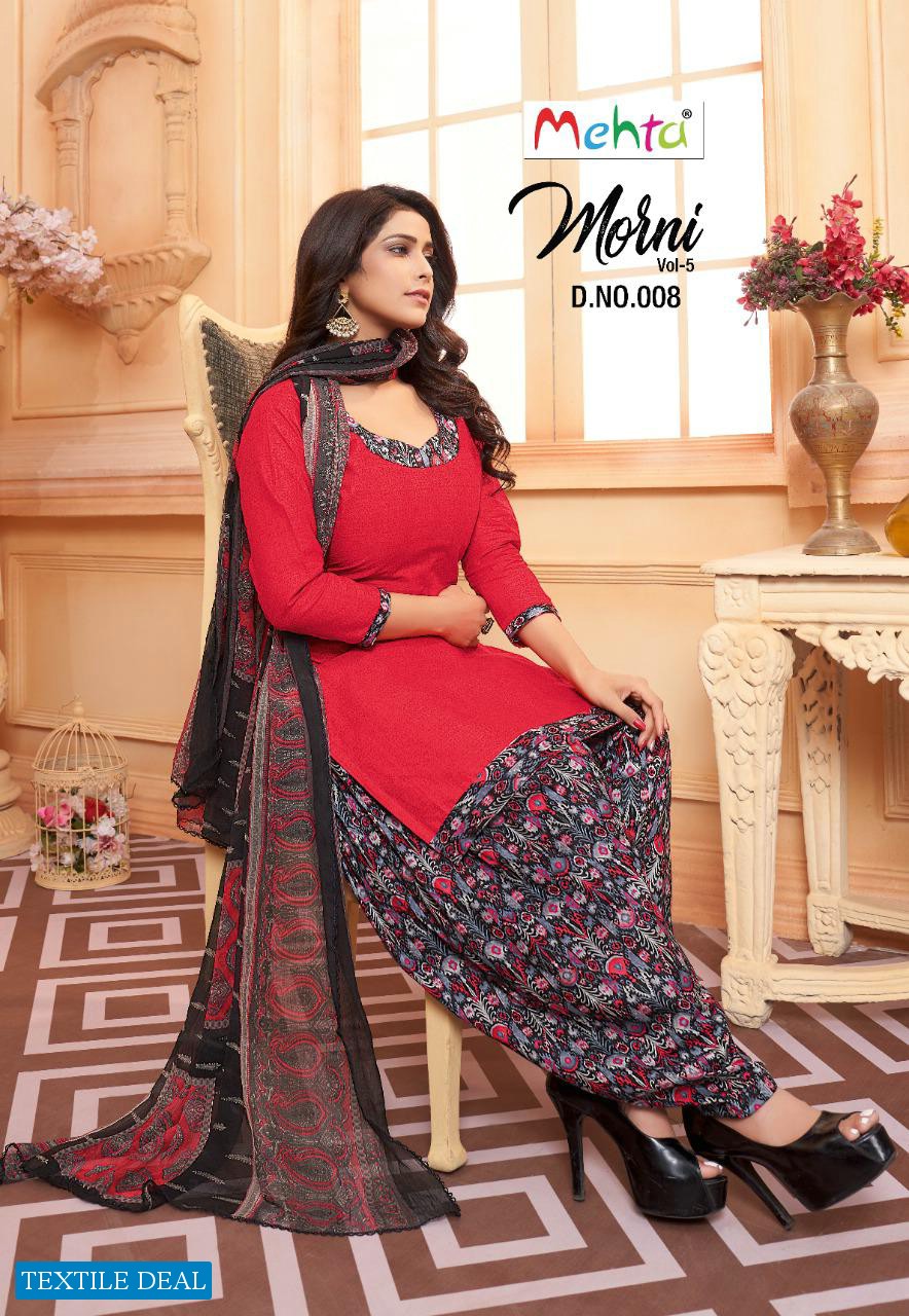 Mehta Morni Patiyala Vol-5 Wholesale Dress Material