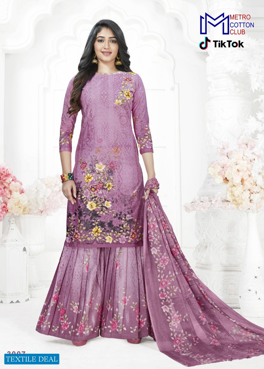 Metro Cotton Club Tik Tok Vol-3 Wholesale Dress Material