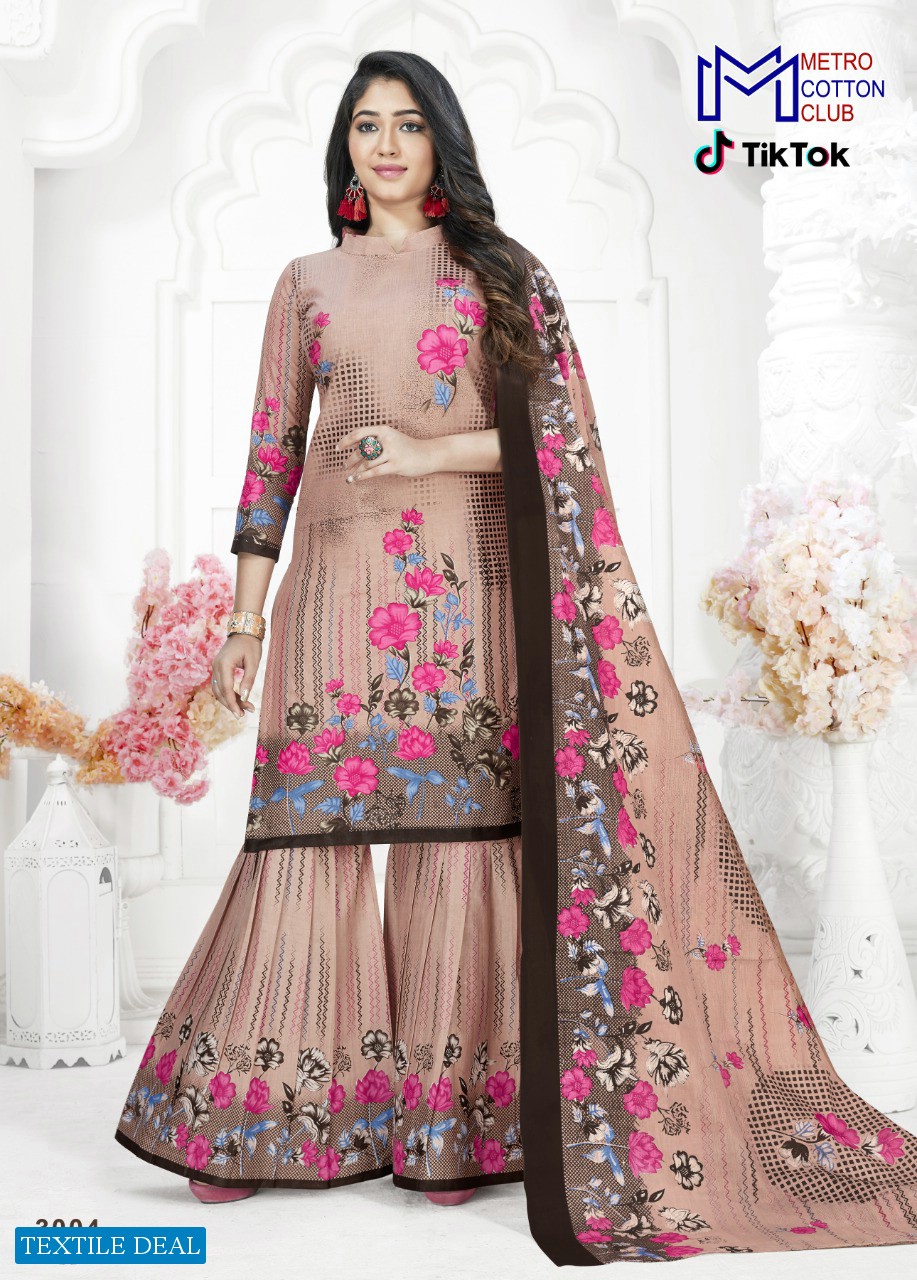 Metro Cotton Club Tik Tok Vol-3 Wholesale Dress Material