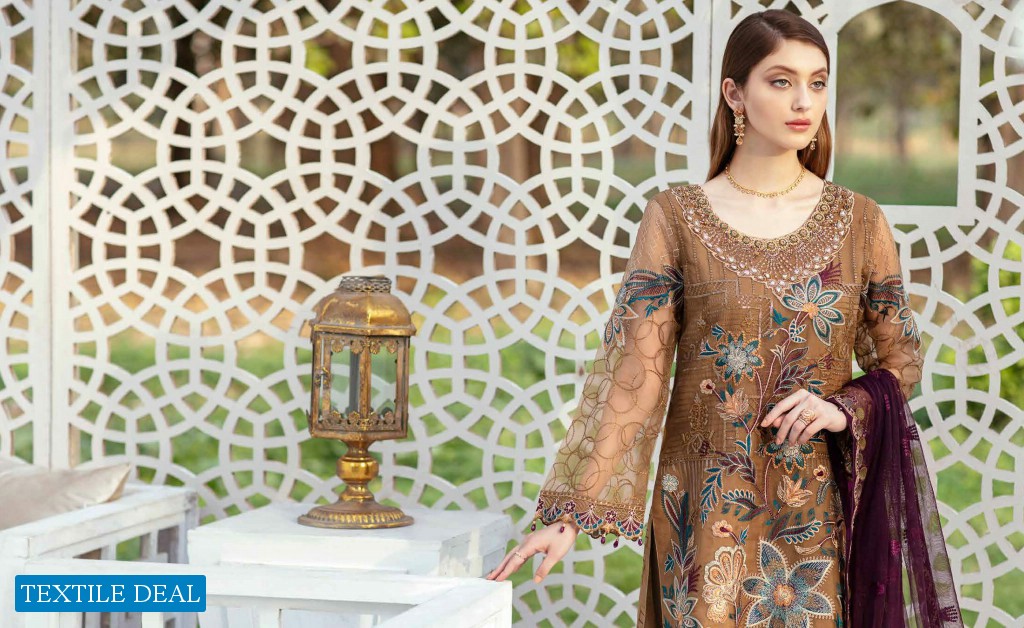 Minhal Ramsha Vol-4 Wholesale Luxury Pakistani Dress Collection