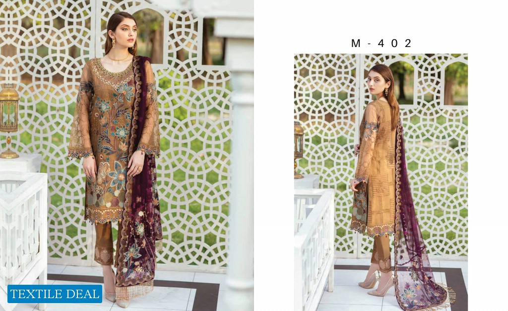 Minhal Ramsha Vol-4 Wholesale Luxury Pakistani Dress Collection