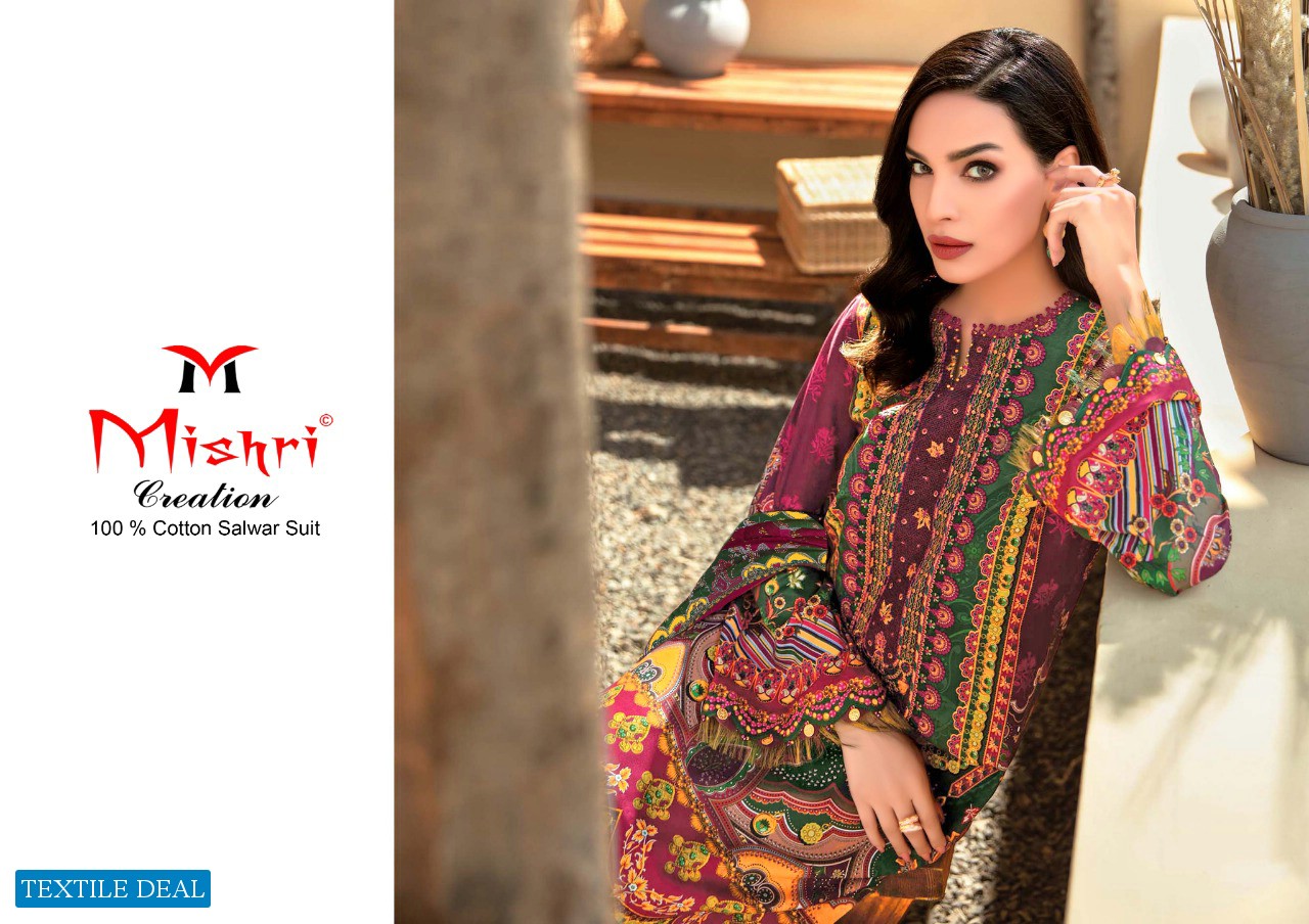 Mishri Gulbagh Vol-2 Luxury Lawn Printed Dress Material