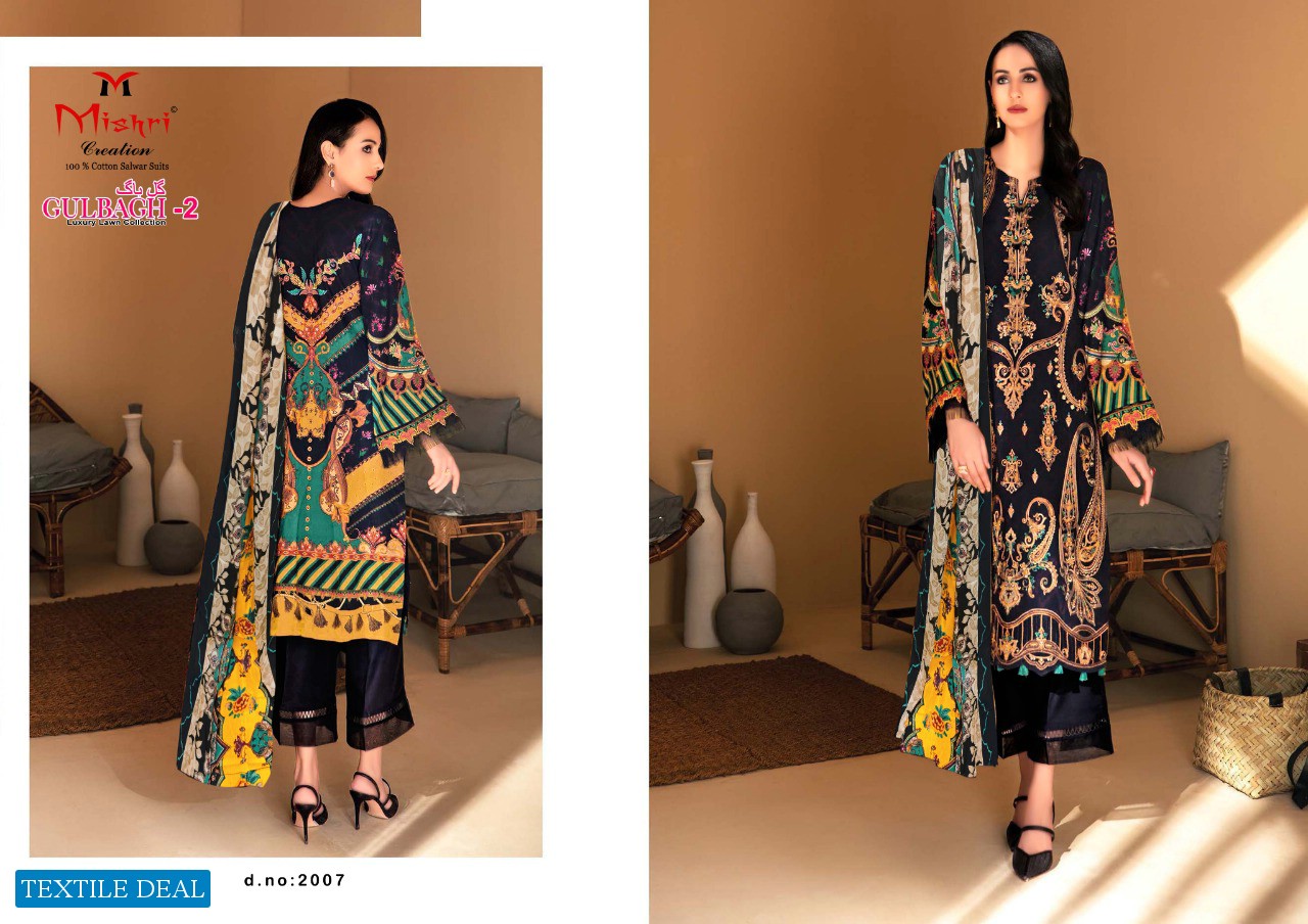 Mishri Gulbagh Vol-2 Luxury Lawn Printed Dress Material