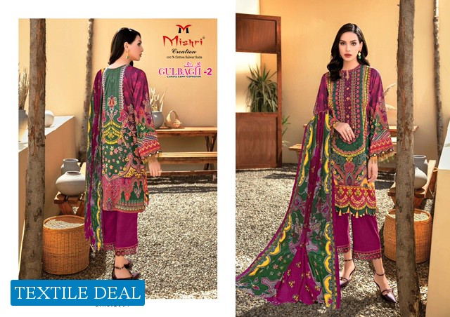 Mishri Gulbagh Vol-2 Luxury Lawn Printed Dress Material
