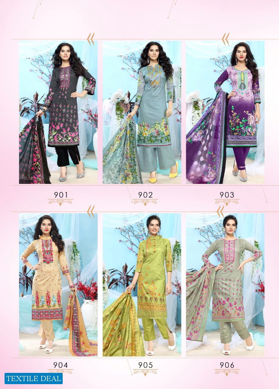 Mishri Lawn Cotton Karachi Printed Dress Material
